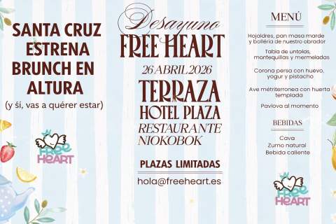 Free Heart aterriza en Santa Cruz con su primer brunch en altura