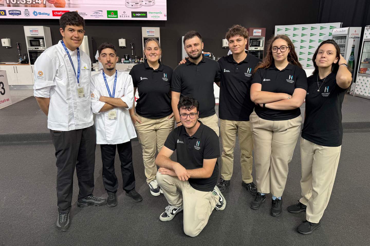 Los alumnos del IES Punta Larga y HECANSA, colabora en el éxito de GastroCanarias 2026