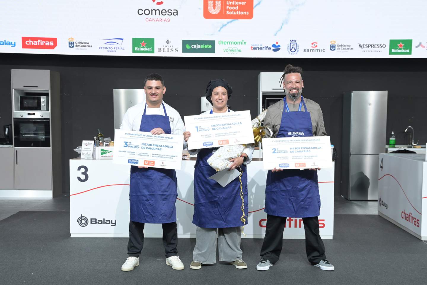 Ana Lamela Villarejo, ganadora del I Campeonato de Canarias de Ensaladilla Gran Premio Hellmann’s