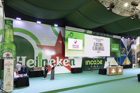 Imagen del escenario Heineken del GastroCanarias 2025