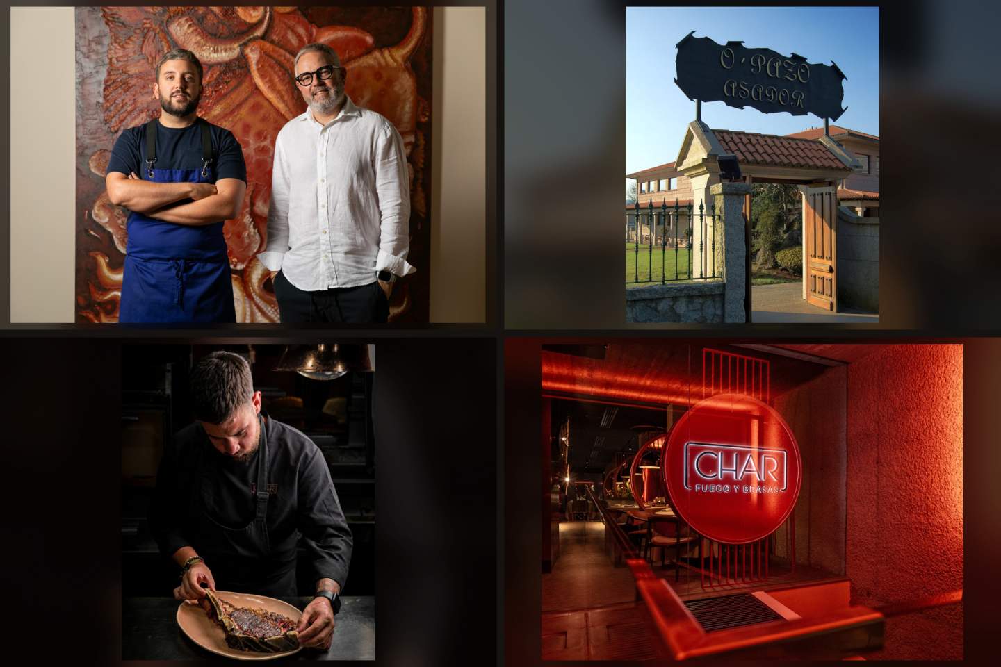 O’Pazo, referente de la brasa, cocina en Tenerife junto a CHAR, nº 46 del mundo