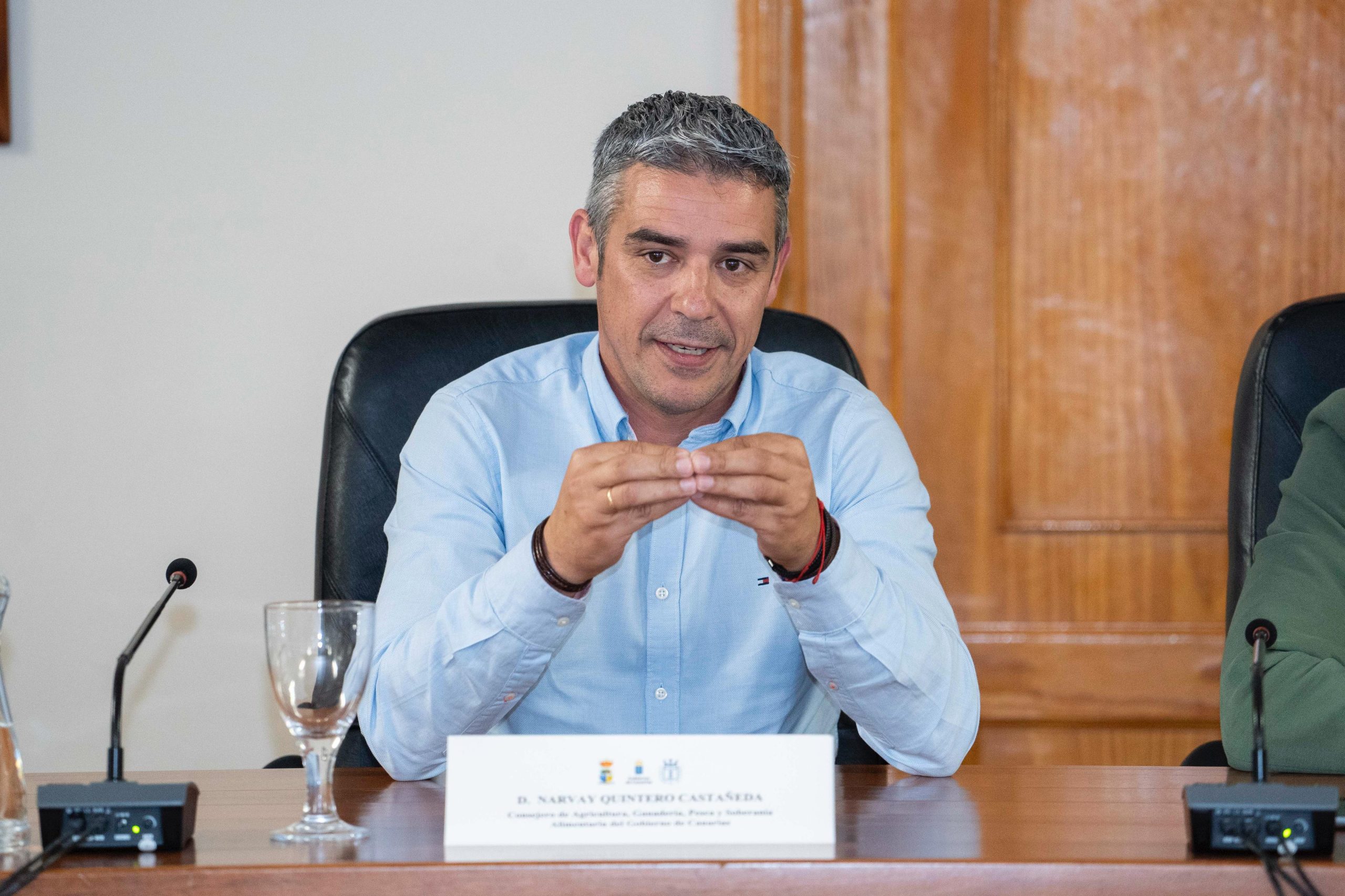 Narvay Quintero,consejero de Agricultura, Ganadería, Pesca y Soberanía Alimentaria del Gobierno de Canarias